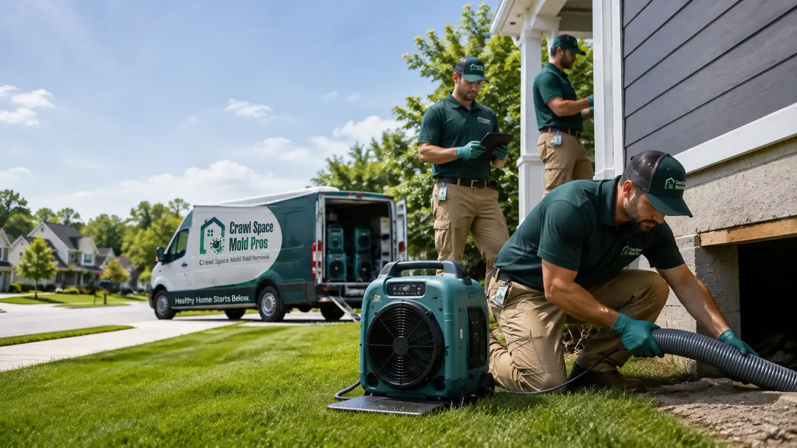 Crawl Space Mold Removal in Collegedale, TN